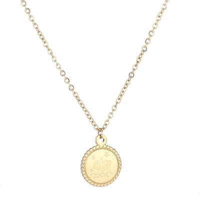 Bijoutheek Ketting Pisces - Vissen Goud