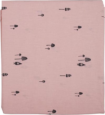 Plum Plum Ledikant Laken Pink Gnome 120x150