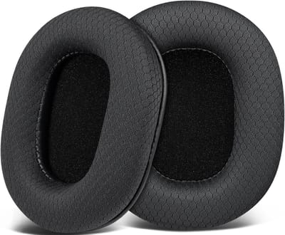 Comfortabele Oorkussens voor Audio Technica Headphones - Hoogwaardige Mesh Stof, Dichte Schuim, Perfecte Geluidsisolatie