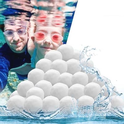 Herbruikbare Filterballen voor Zwembaden - 500g Vervangt Filtersand - Ultralichte en Efficiënte Filterballen