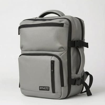 ByMetz® Compacte Handbagage Rugzak – Laptop Rugzak 13,3 Inch – Geschikt als 40x30x20 – Waterdicht – Grey