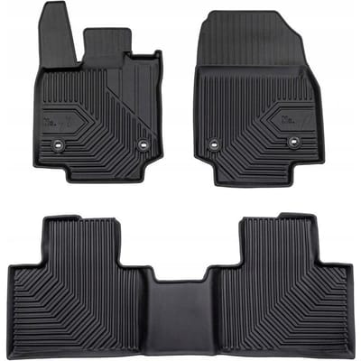 Frogum No.77 Rubberen Automatten - Lexus RX V (vanaf 2022) - TPE - Zwart - Perfecte pasvorm - Hoge rand 4cm