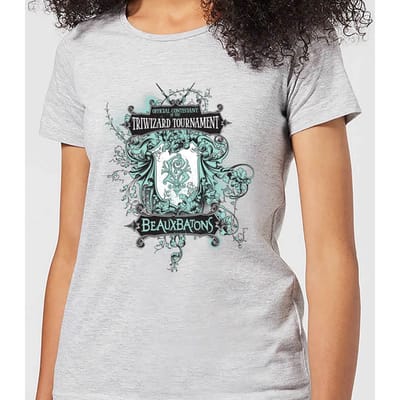 Harry Potter Triwizard Tournament Beauxbatons dames t-shirt - Grijs - XS