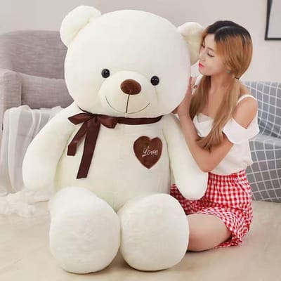 Grote Beer Pluche Speelgoedpop Extra Grote Pop Meisjes Verjaardagscadeau Knuffelbeer Teddy Panda Pop Full length 60cm brown