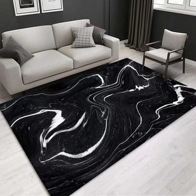 Noordse Marmeren Tapijten voor Woonkamer Mode Luxe Stijl 200x300 Vloerkleden voor Slaapkamer Zachte Antislip Bedzijde Flanellen Matten Wasbaar 80*120cm