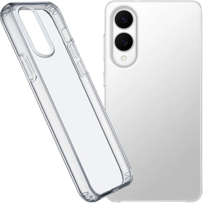 Cellularline Clear Duo Hoesje - Geschikt voor Samsung Galaxy S25 Edge - Transparant & Dual Materiaal - Transparant