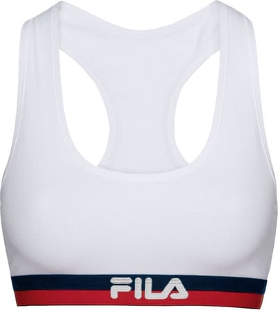 Fila - Woman Bra Elastic Band - Witte Top - S - Witte