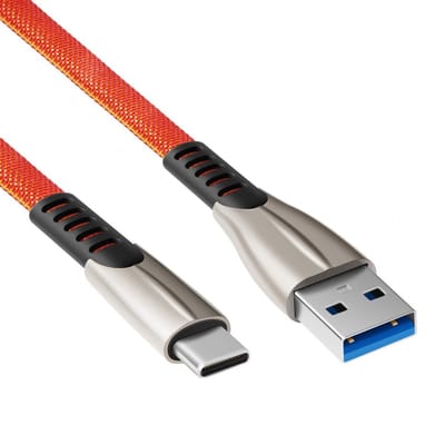 USB C kabel | Laadsnelheid 5V / 2.4A / 12 watt | USB 2.0 | 480 Mb/s | Type A naar C | Male to male | Rood | 1.5 meter | Allteq