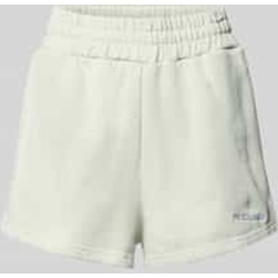 High waist sweatshorts met gestikt logo model 'WILUNA'