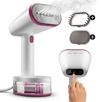 Kledingstomer - In 20 Sec. warm & binnen 2 minuten klaar - 2 Stoomstanden - Inclusief reistas - 1600W - Stoomapparaat stomer Kleding - Steamer - Handstomer