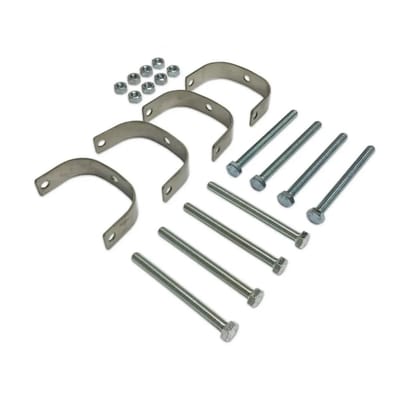 Masters of Bamboo® RVS Montageset voor Bamboe Schutting