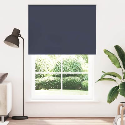 vidaXL - Rolgordijn - verduisterend - 160x210 - cm - stofbreedte - 156,6 - cm - blauw