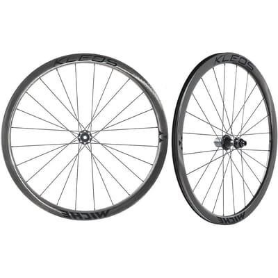 Paar wielen Miche Kleos 36 100/142 Disque CL Shimano HG