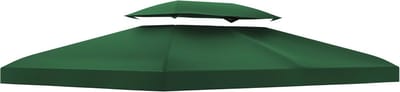 Vervangend dak voor metalen tuinpaviljoen 3x4m - polyester, schaduw en bescherming