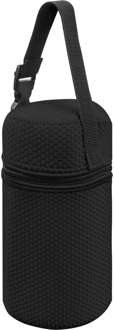 Dailygoods- Draagtas voor voedselpot - Handriem - Thermosfleshouder - Opvouwbaar - Lichtgewicht - Duurzaam Lycra materiaal