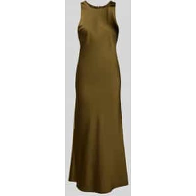 maxi-jurk met ronde hals model 'cerina'