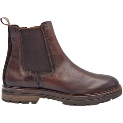 Berkelmans Hita Bruine Leren Heren Enkelboots - Bruin - 41