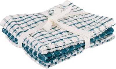 Cosy & Trendy Vaatdoek Stoff Green Heron - 3 Stuks 30 x 30 cm Katoen - Ideaal Voor Dagelijks Schoonmaken