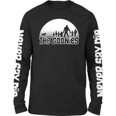The Goonies Never Say Die Unisex Long Sleeve T-Shirt - Zwart - XL