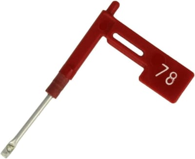 Vervangende Naald - Element Naald - Platen Afspelen - Zwitserse Kwaliteit - Compact Formaat - Rood
