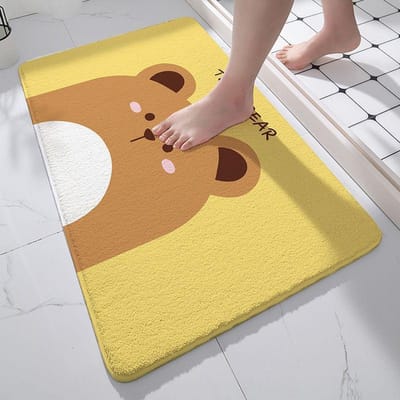 Huishoudelijk Toilet Vloermat Badkamer Absorberende Antislipmat Slaapkamer Toilet Deurmat Entree Mat Tapijt 40X60cm