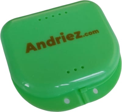 Beugelbakje - Groen - Gebitsbakje Beugeldoosje - Prothese Bakje - Gebittenbakje - Andriez
