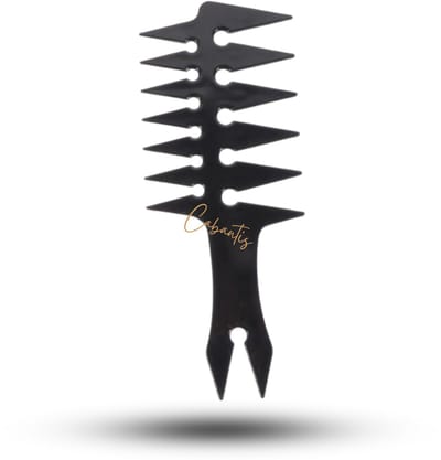 Cabantis®Textuurkam - Ontwar- & Stylingkam | Antistatisch & Professioneel - 20 cm - Zwart