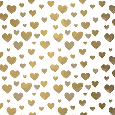Vloeipapier Gouden Hartjes Vellen 200st – Zijdepapier