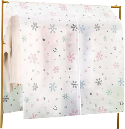 Kledinghoes Transparant - Beschermhoes Jurk - Kleding Opbergen - Doorschijnend Materiaal - 90 x 120cm - One Color