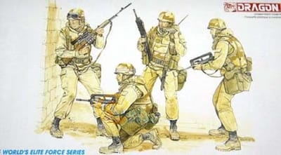 Dragon Modelbouwpakket Militaire voertuigen - 3014 French Foreign Legion - Figuren - Worlds Elite Force Series Plastic - 1:35 - Modelbouw