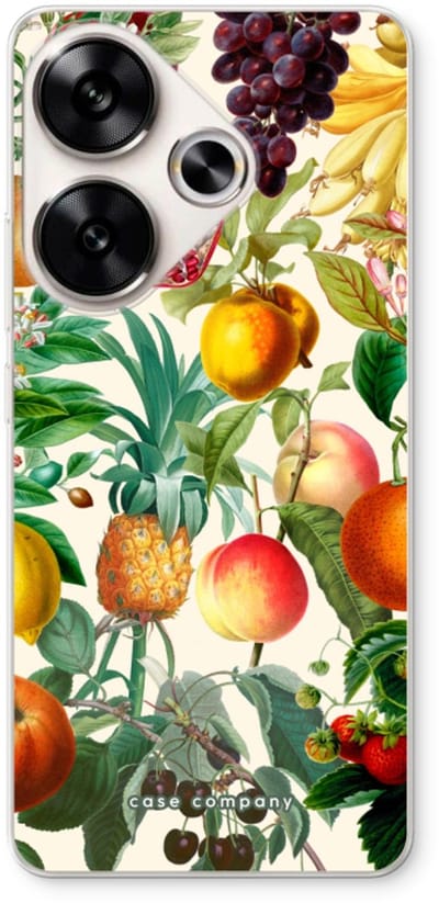 Case Company® - Hoesje geschikt voor Xiaomi Poco F6 hoesje - Classic Flora - Soft Cover Telefoonhoesje - Bescherming aan alle Kanten en Schermrand