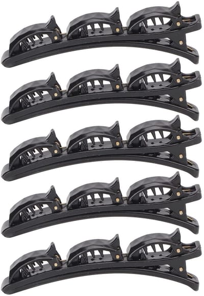 Dailygoods- Haarspeldjes Gevlochten - 5 Stuks - Haarclips - Comfortabele Grip - Antislip Tanden - Stijlvolle Uitstraling