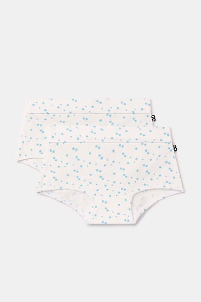 Woody 2 boxers meisjes - wit - ster - 262-10-SHD-Z/919 - maat 176