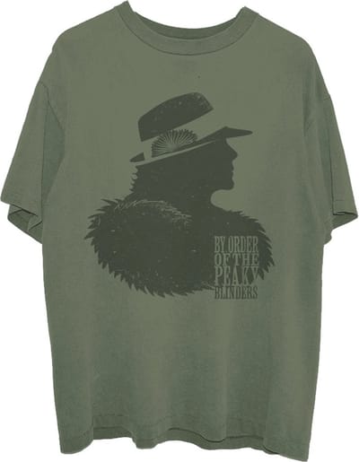 Peaky Blinders - Polly Outline Heren T-shirt - S - Groen