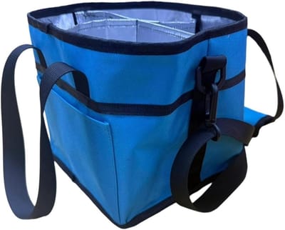 Fles Tas - Draagtas Fles - Sport Wandelen - Verstelbare Band - 20x20cm - Zwart