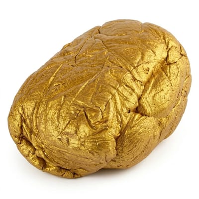 Goudkleurige boetseerklei 50g metallic hars klei langzaam drogend zachte structuur creatieve klei voor hobby en modelleren