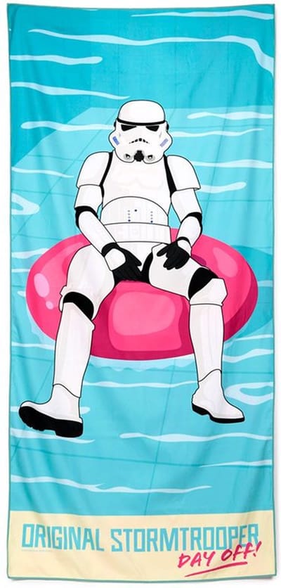 Strandlaken/Handdoek Original Stormtrooper - Day Off Zwembad - Microvezel - 180x85