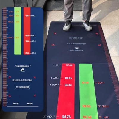 Springmat Schokabsorptie - Trainingsmat Verspringen - Fitness Oefeningen - Verbeterd Antislip Ontwerp - 320 x 50 cm - Niet gespecificeerd