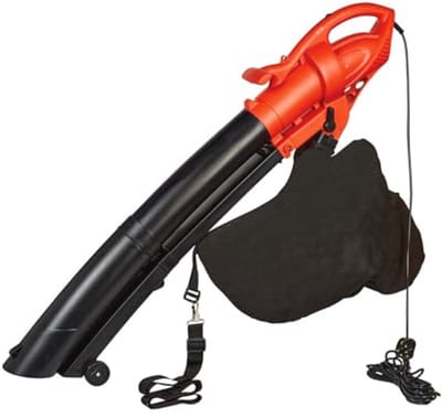 Elektrische bladblazer 2-in-1 met krachtige mulchfunctie – Bladzuiger en blaasfunctie in één – 35 liter opvangzak – 3200 W vermogen voor efficiënte bladverwijdering