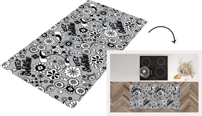 Keukenloper - Loper keuken - Bloemen - Patronen - Quotes - 120x60 cm - Keukenloper vinyl