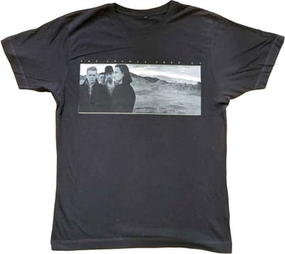 U2 - Joshua Tree Photo Heren T-shirt - S - Zwart