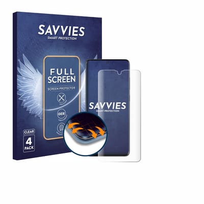 Savvies - Screenprotector voor Samsung Galaxy S20 Ultra - Folie Beschermfolie transparant volledig dekking 4 Stuks