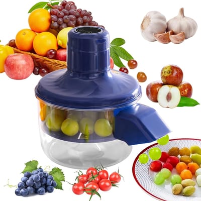 Elektrische fruitschiller - Automatische schillers - TENZHVXI® - Elektrische aardappelschiller - Veilig Eén-Knop Bedienung - USB Oplaadbaar Motor - RVS En Voedselveilig Kunststof - Inclusief Opvangbak - Voor Druiven Knoflook Tomaten En Olijven