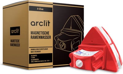 Arclit® | Magnetische ramenwasser 4-35mm | Geschikt voor HR / HR+++ | Verstelbare ruitenreiniger & Raamwisser