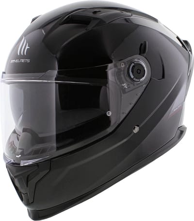 MT Braker SV helm solid glans zwart S