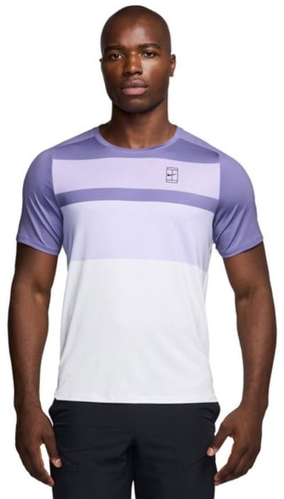 Nike Court Advantage Tennispolo heren Lila S