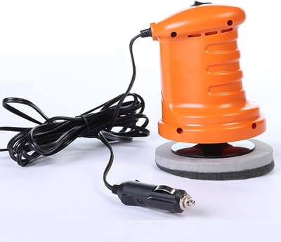 Polijstmachine - Waxmachine Auto - Onderhoud Voertuigen - Geleid Koelsysteem - 12 Volt - Oranje