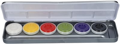 Superstar Face / Body paint set - Halloween - multi kleuren - schmink / make-up - waterbasis