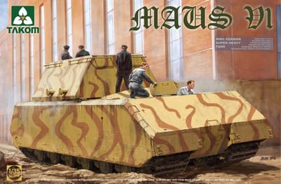 Takom Modelbouwpakket Militaire voertuigen - 2049 WWII German Super Heavy Tank Maus V1 Plastic - 1:35 - Modelbouw