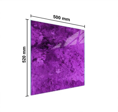 TMK ArtDeko - Glazen Beschermplaat voor Kookplaat 50x52 cm - Veilig - Veelzijdig